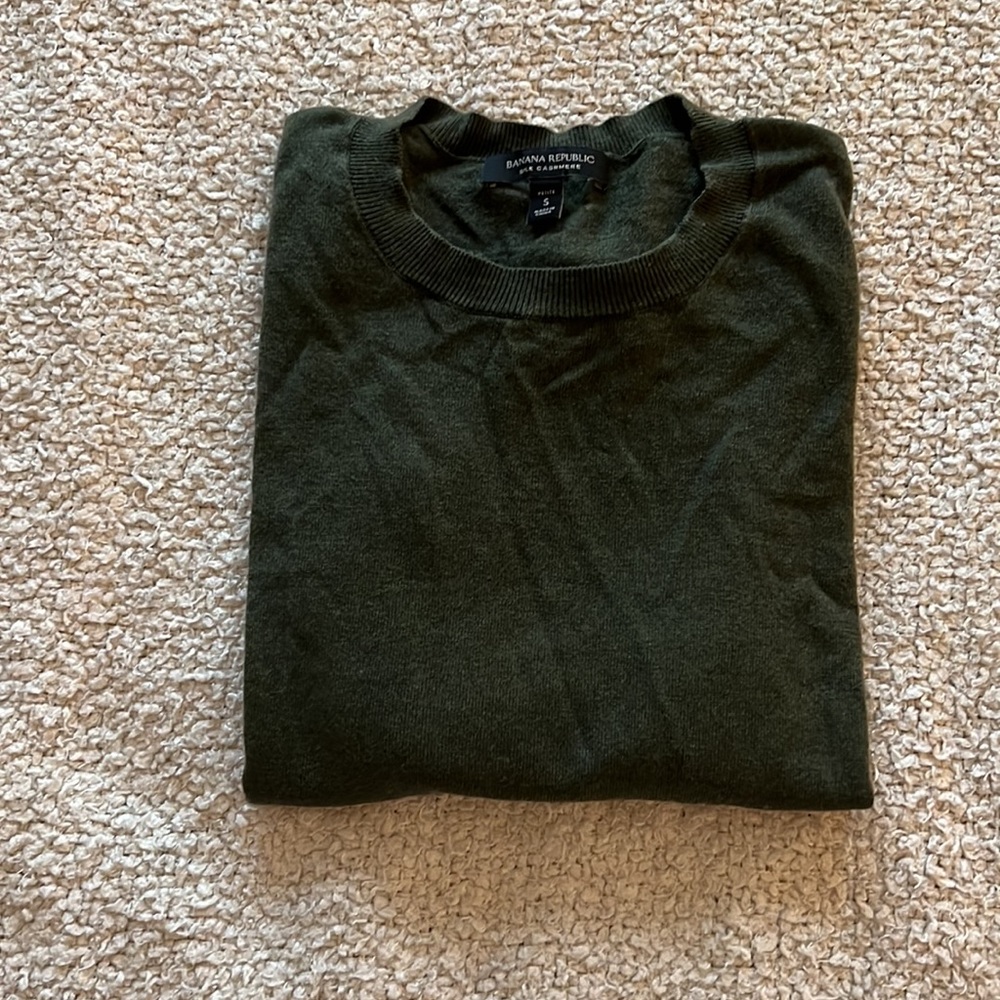 Petite Banana Republic Silk Cashmere Crewneck Sweater